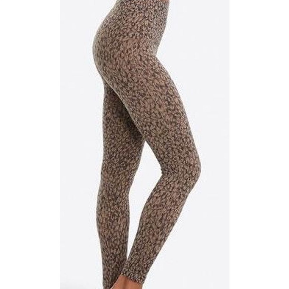 spanx look at me now cheetah leggings